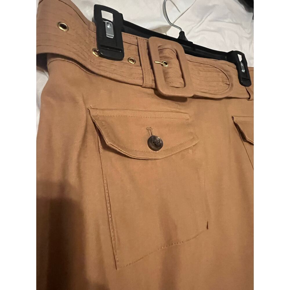 Calvin Klein skirt brown size 2 with pockets‎ office wear or business casual. - Picture 3 of 4